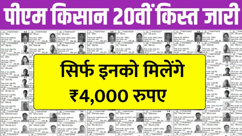 PM-Kisan 20th Kist